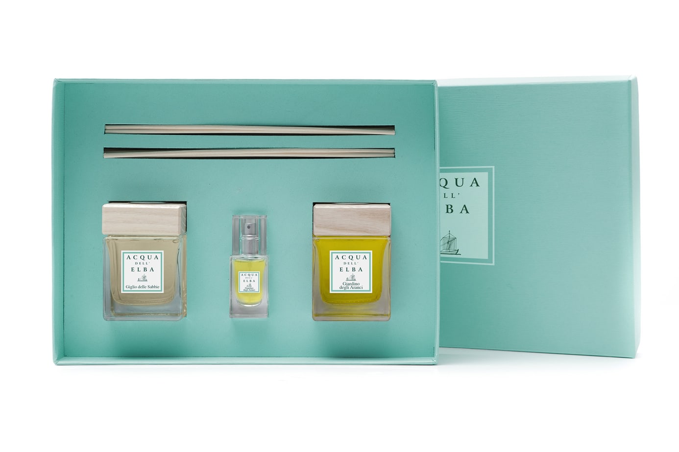 Acqua Dell‘ Elba Raumdiffuser Giardino Degli Aranci & Giglio delle Sabbie SET Acqua Dell‘ Elba Raumdiffuser Giardino Degli Aranci & Giglio delle Sabbie SET